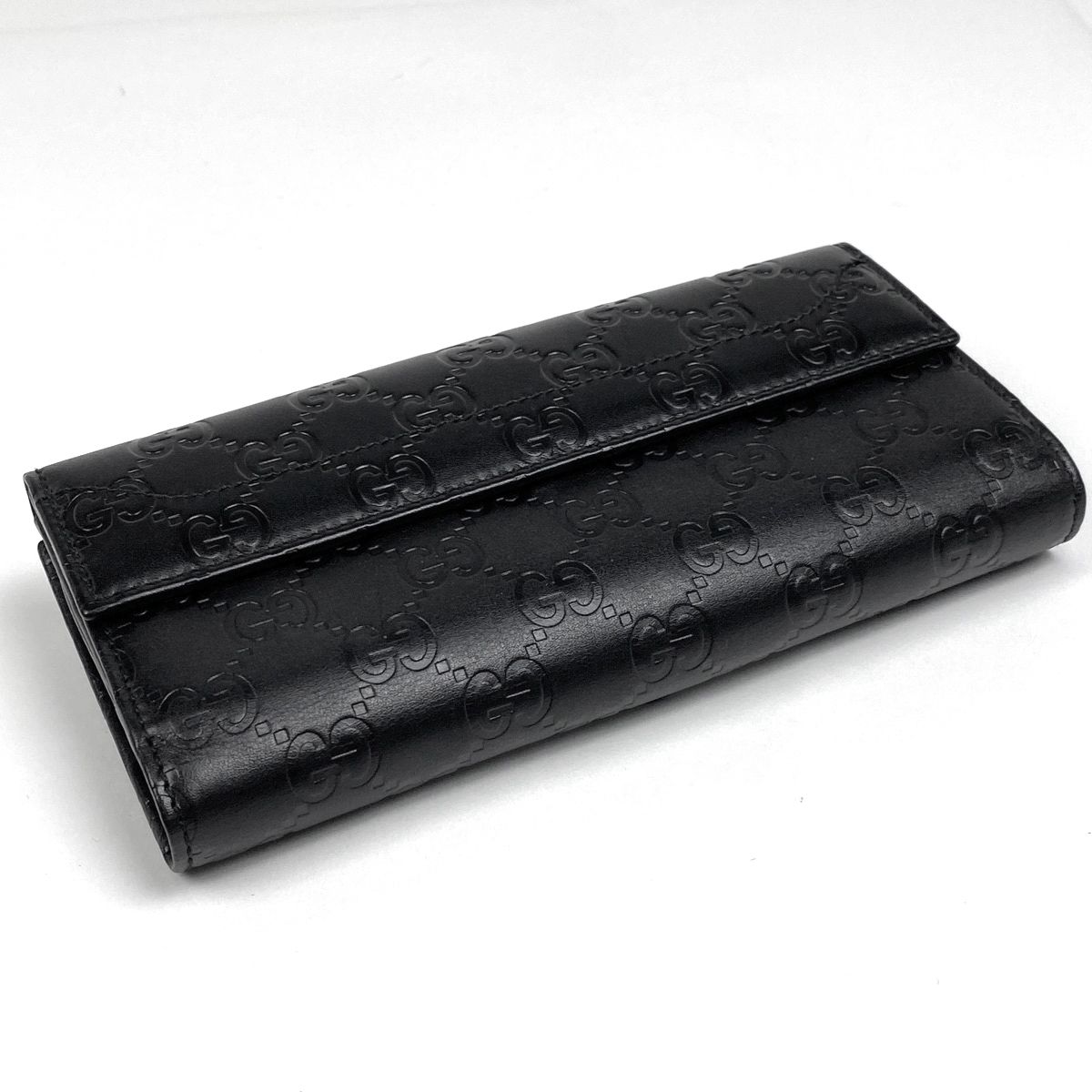 グッチ　GUCCI 財布　二つ折り　長財布　シマレザー　シグネチャー グッチ GUCCI ニュージャッキー 二つ折り 長財布 グッチシマ