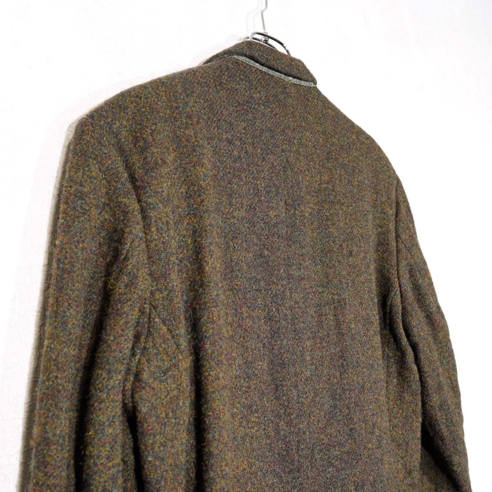 EU VINTAGE Harris Tweed MIX TWEER DESIGN TAILORED JACKET 