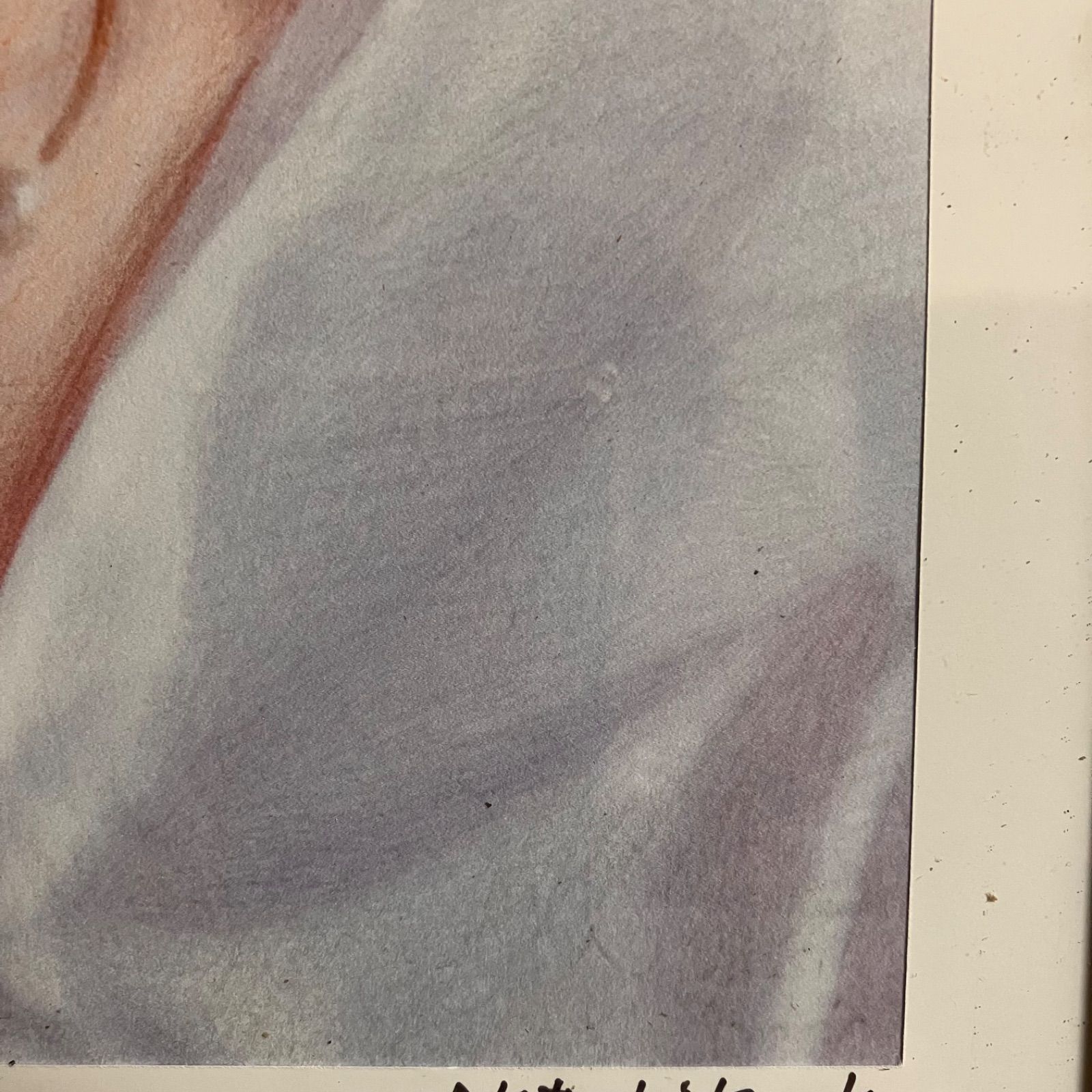 女優画18 額装品　額縁寸法32.7㎝×24.0㎝×1.5㎝　色鉛筆画　定款付 26 額装品 額縁寸法32.7㎝×24.0㎝×1.5㎝ 色鉛筆画 京藤夏樹真作
