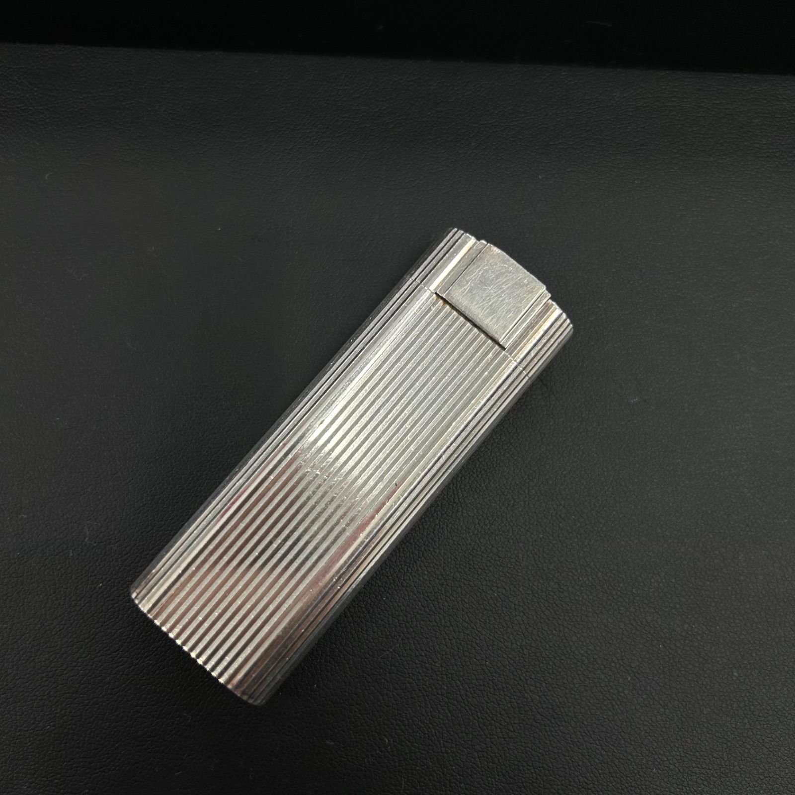  Cartier カルティエ ガスライター シルバー系 箱 ギャランティ付き ライター本体 喫煙具 ライター