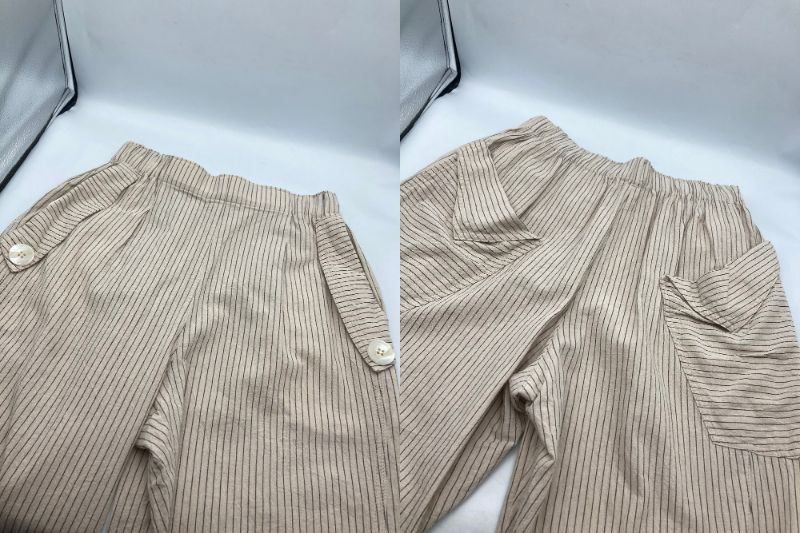 Akane femme アカネ ファム あむう ストライプ パンツ 中古 D4 - メルカリ