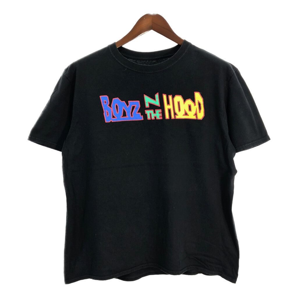 BOYZ N THE HOOD ボーイズンザフッド 半袖Ｔシャツ ムービー ブラック（メンズ L ）中古 古着 T4794