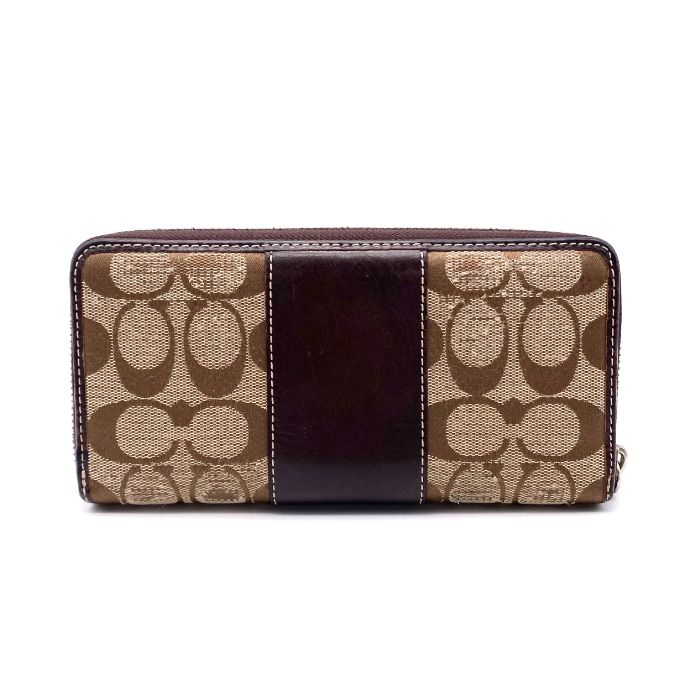 新品 コーチ ラウンドファスナー キャンバス シグネチャー 花柄【正規品】アウトレット COACH 長財布 F51339 ✨新品未使用✨COACH コーチ シグネチャー キャンバス ラウンドファスナー