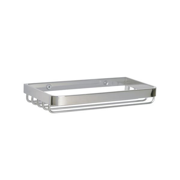 ワイヤートレー|建築金物 S型 W200×H30×D100mm ステンレス 浴室可 〔業務用 建材 建築金具〕