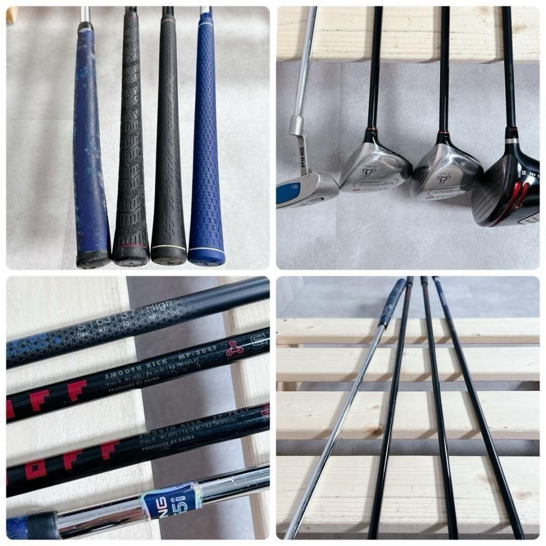 W894 ONOFF PING メンズ ゴルフ クラブ セット 12点 レッド W894 ONOFF PING メンズ ゴルフ クラブ セット 12点 レッド