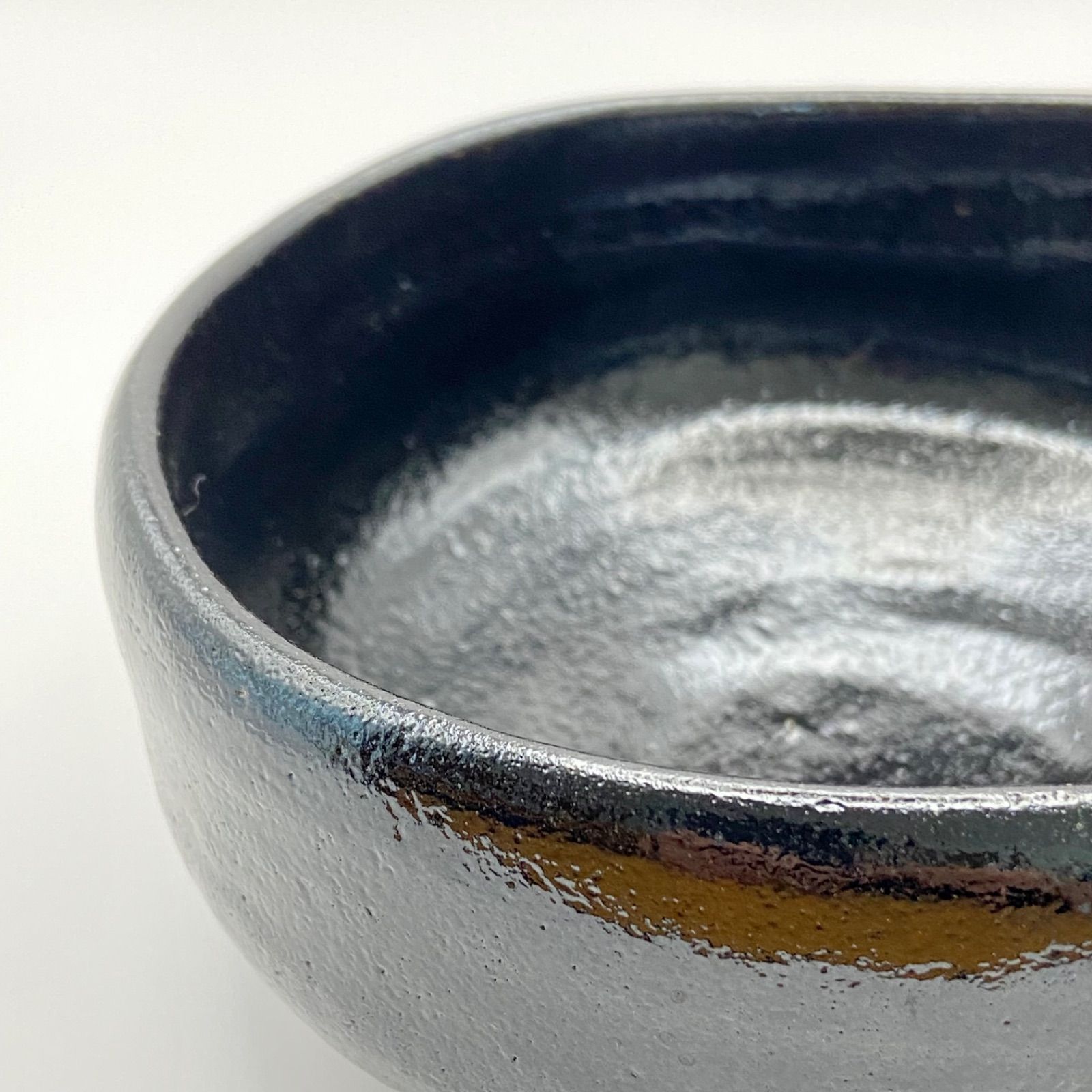 林陶造　馬盥茶碗　黒掛分け　印　紙箱　古道具　茶道具 林陶造 馬盥茶碗 黒掛分け 印 紙箱 古道具 茶道具 豊富な商品
