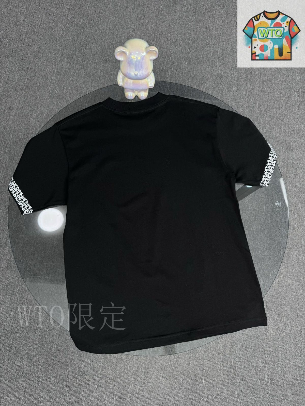 Tシャツ 【今日特価】Dior 小ロゴ刺繍 クルーネック T シャツ クルー 