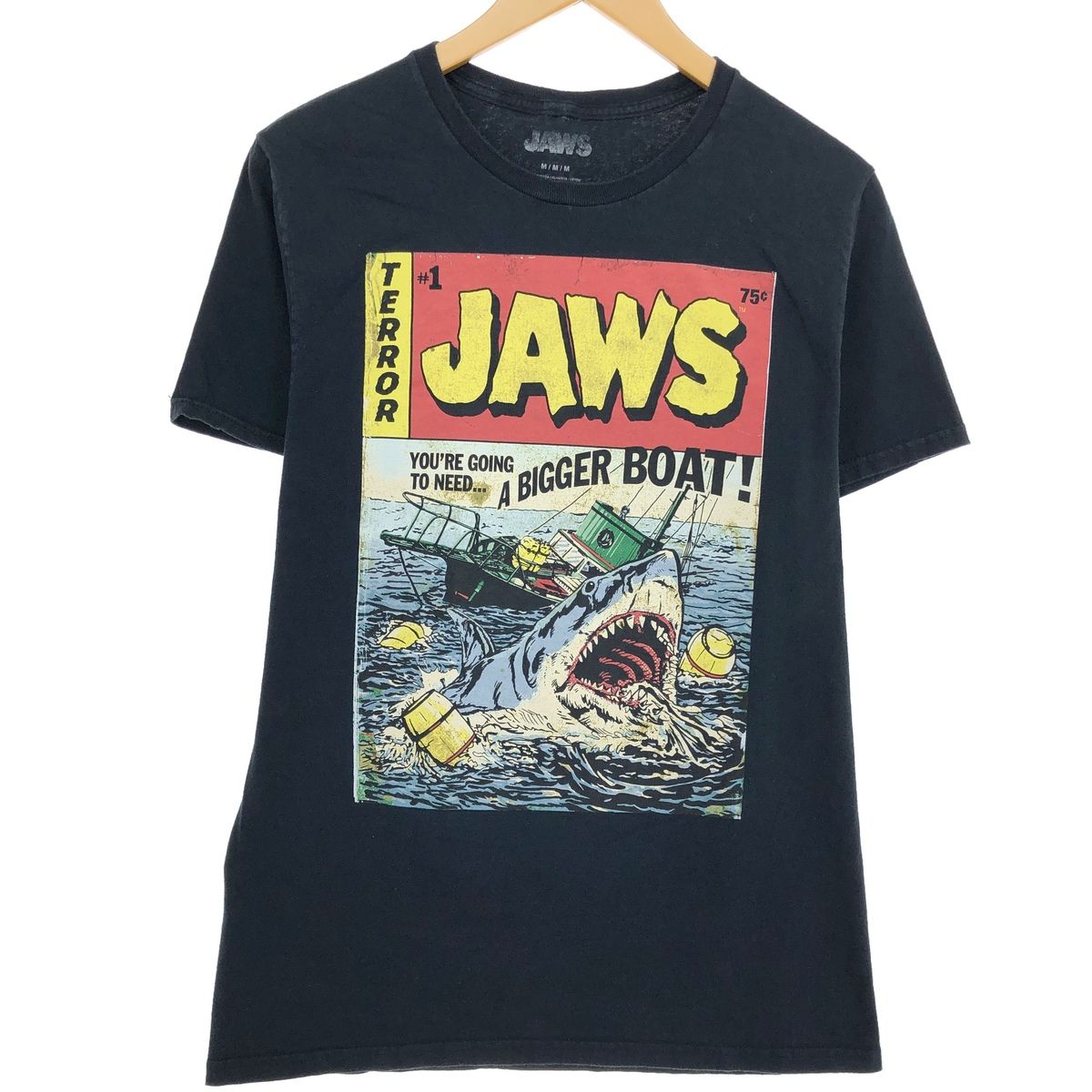 古着 JAWS ジョーズ 映画 ムービーTシャツ メンズM相当/eaa469869