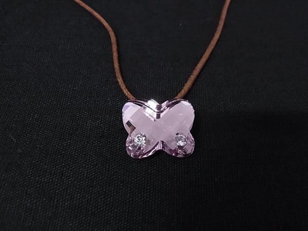 SWAROVSKI - □極美品□ SWAROVSKI スワロフスキー 蝶モチーフ