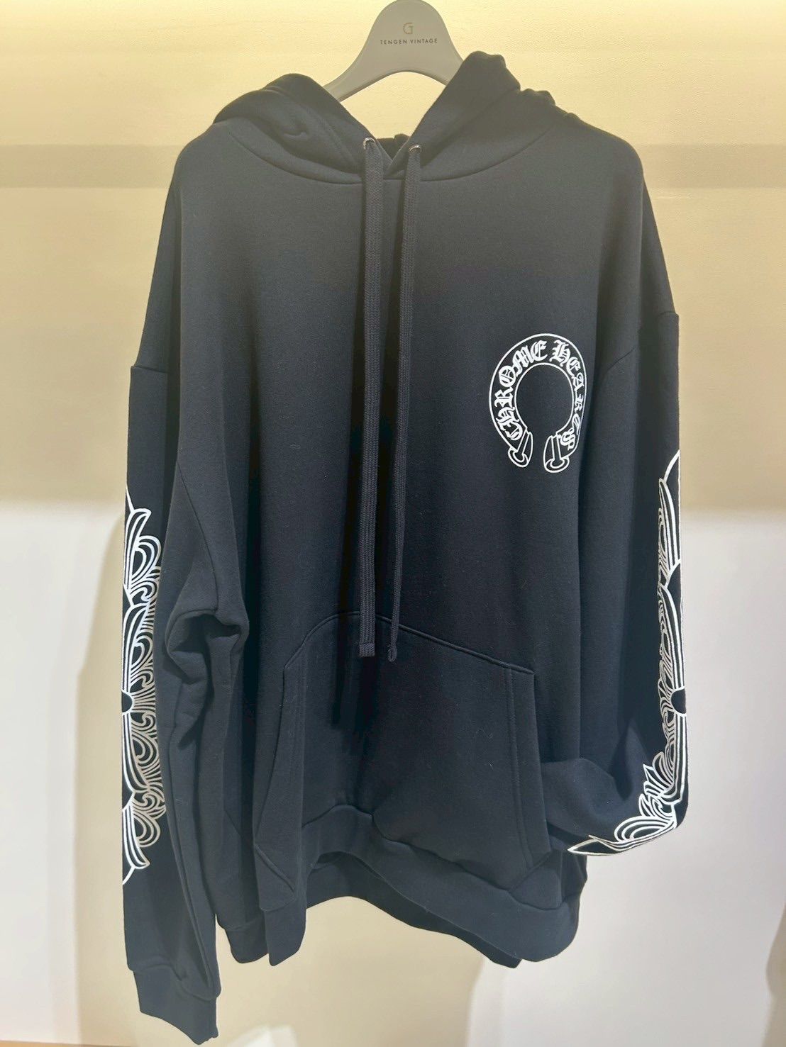 クロムハーツ Chrome Hearts ホースシューパーカー ブラック サイズXL