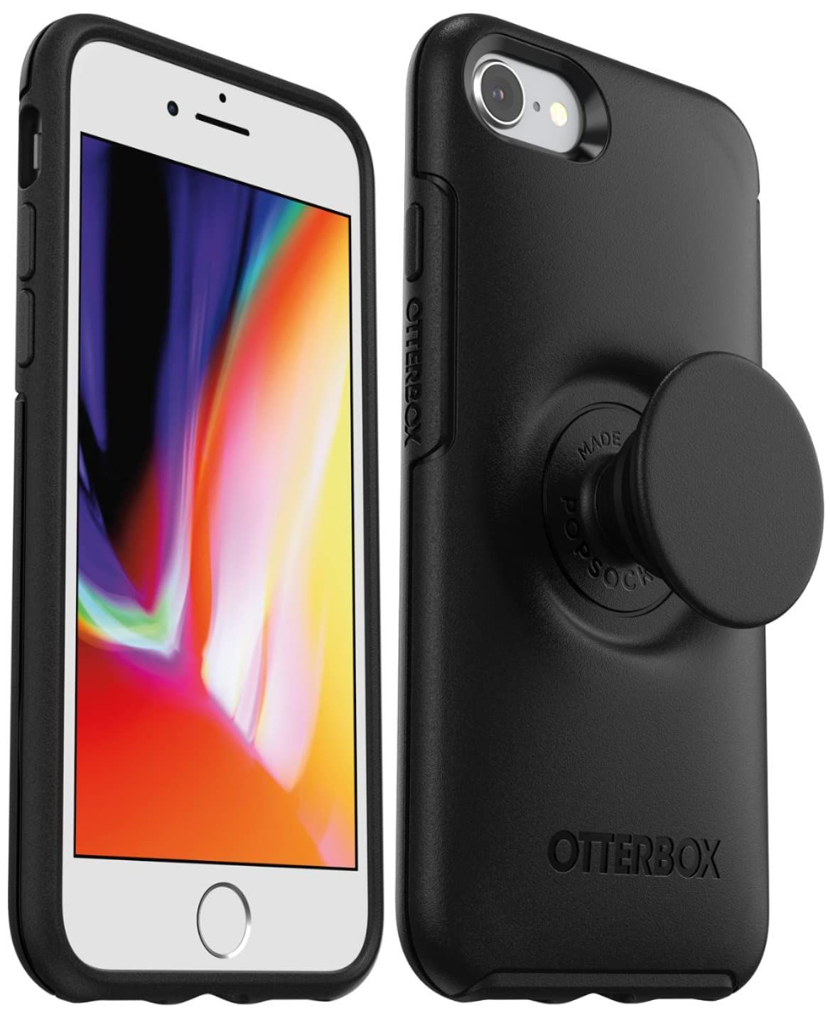 OtterBox Pop Symmetry Series ケース iPhone SE 2020 iPhone 8 iPhone 7 Plusではありません 小売パッケージ - ブラック