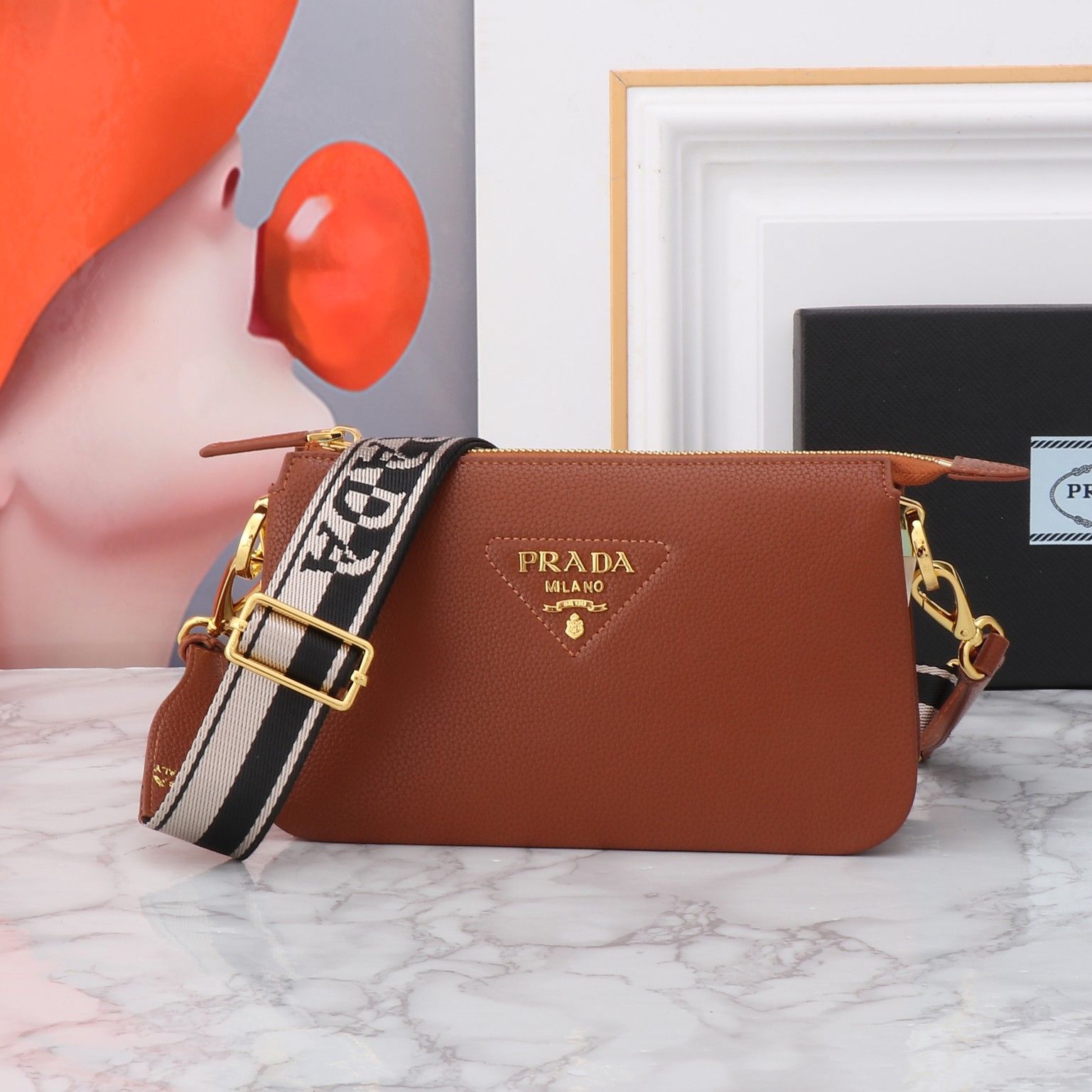 新品未使用 さかし PRADA プラダ ショルダーバッグ 