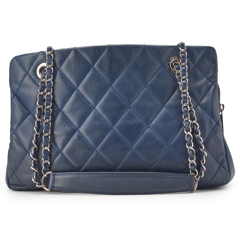 CHANEL シャネル マトラッセ ダブルチェーンショルダーバッグ キャビア 