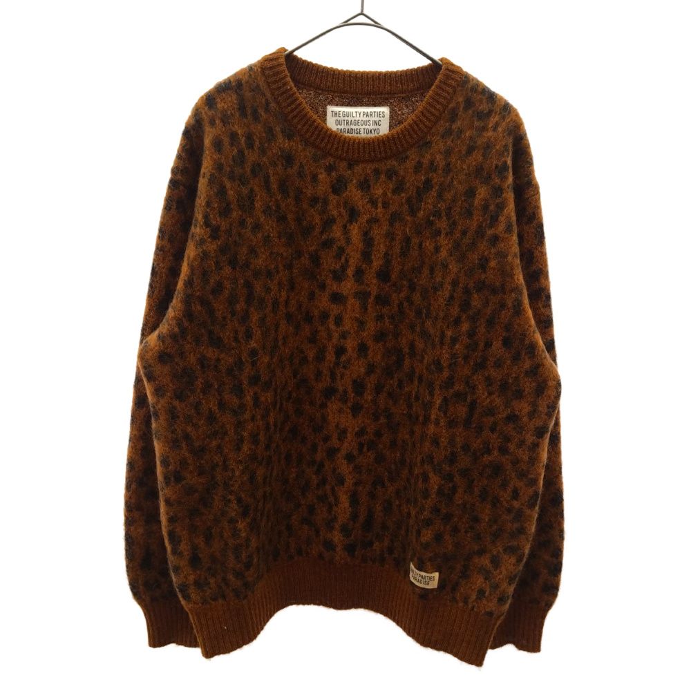 WACKO MARIA (ワコマリア) 22AW JACQUARD SWEATER KNIT レオパード