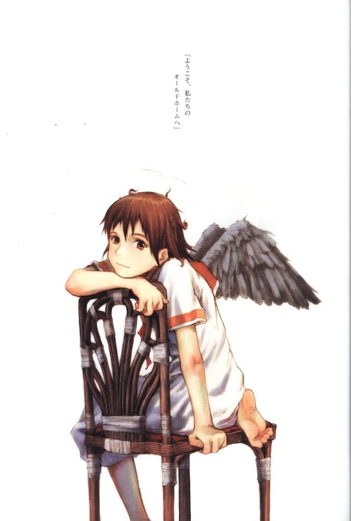 グリの街、灰羽の庭で : 灰羽連盟画集 安倍吉俊 灰