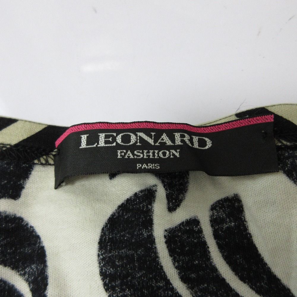 良品 LEONARD レオナール フラワープリント ノースリーブ