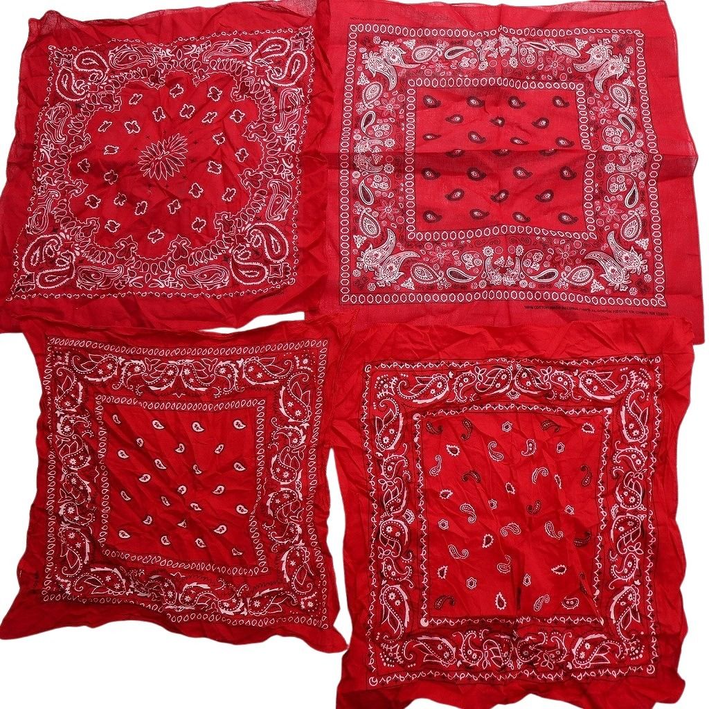 古着卸 まとめ売り ペイズリーバンダナMIX 小物 16枚セット