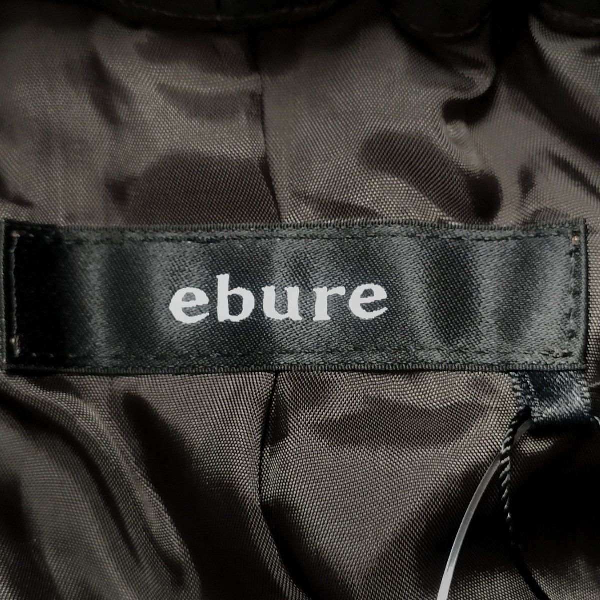 ebure エブール レザーパンツ 36 ダークブラウン 羊革 軽量