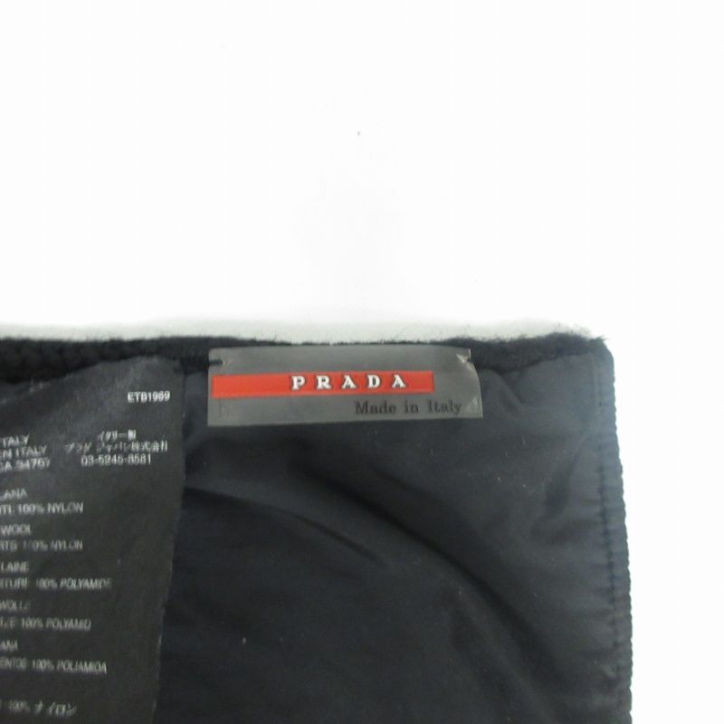 プラダ スポーツ PRADA SPORT マフラー ボーダー ウール　レア プラダ スポーツ PRADA SPORT マフラー ボーダー ウール レア