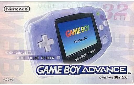 GBAハード ゲームボーイアドバンス本体 ミルキーブルー
