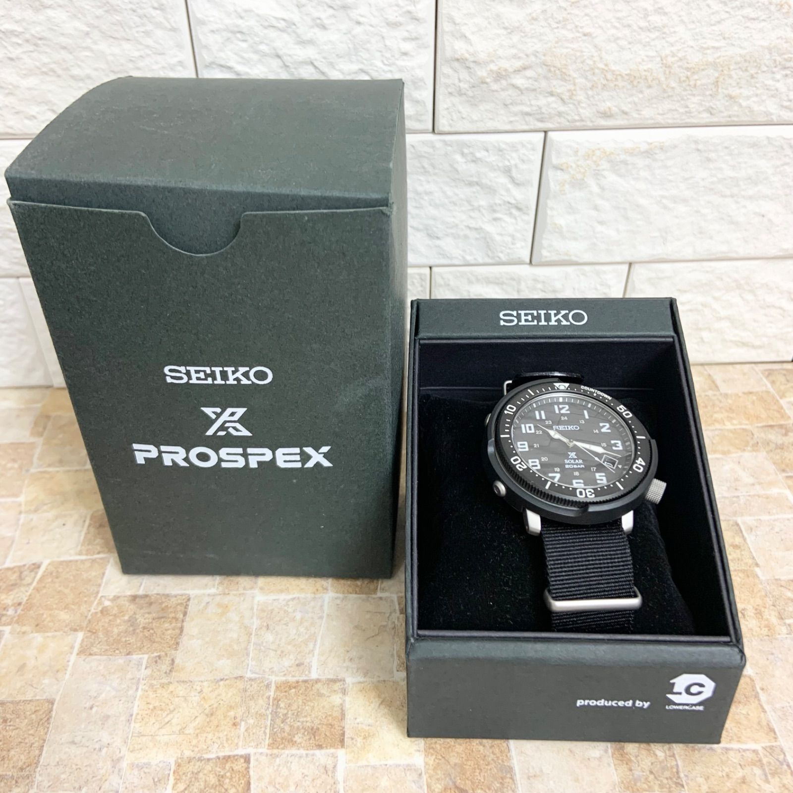 美品】 SEIKO プロスペックス ツナ缶 ソーラー SBDJ027 ブラック