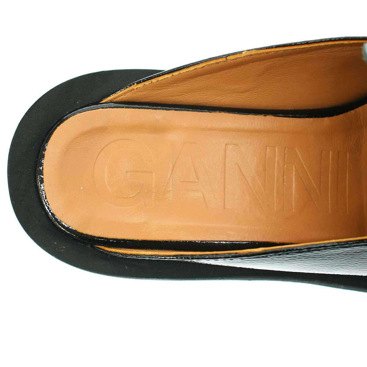 GANNI ガニー 23SS Squared Toe Mules スクエアトゥミュールサンダル
