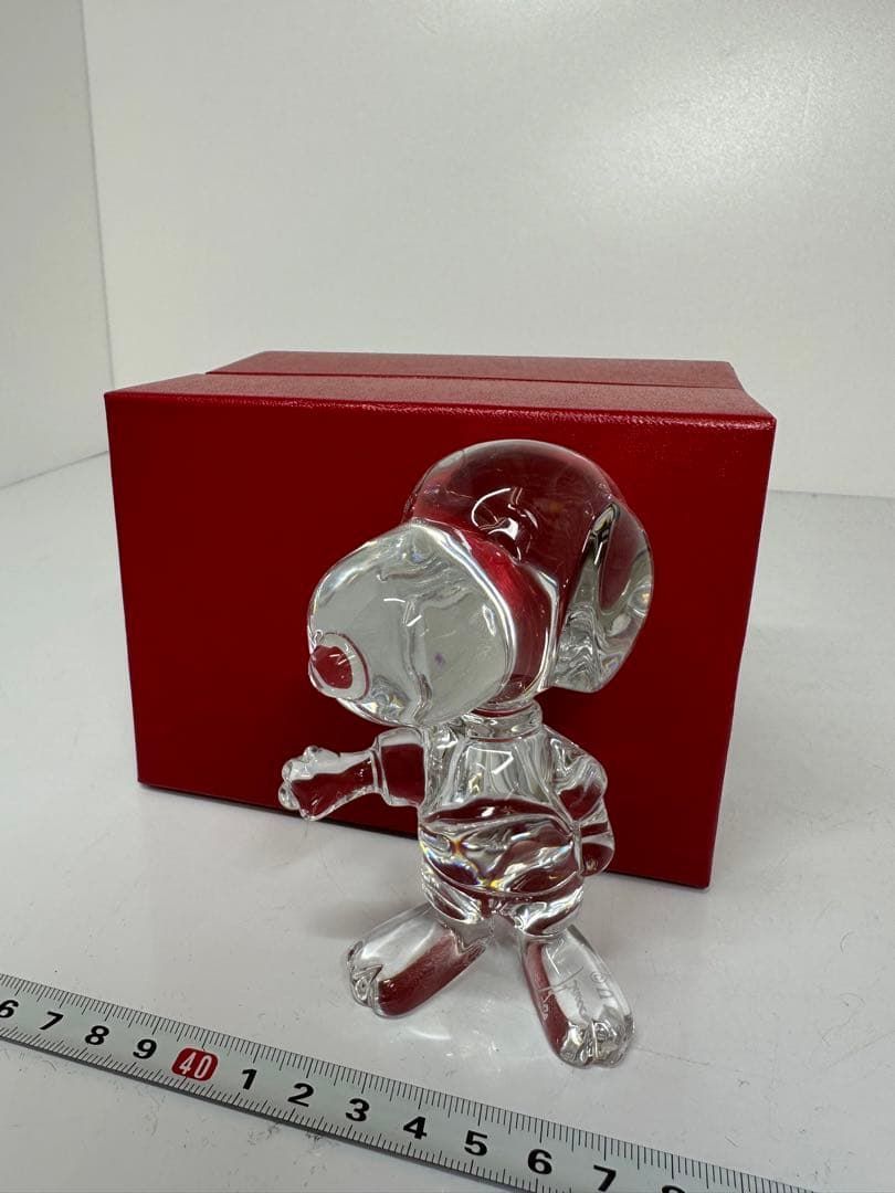 バカラ スヌーピー フィギュア 共箱 トヒト 東ゆ0107