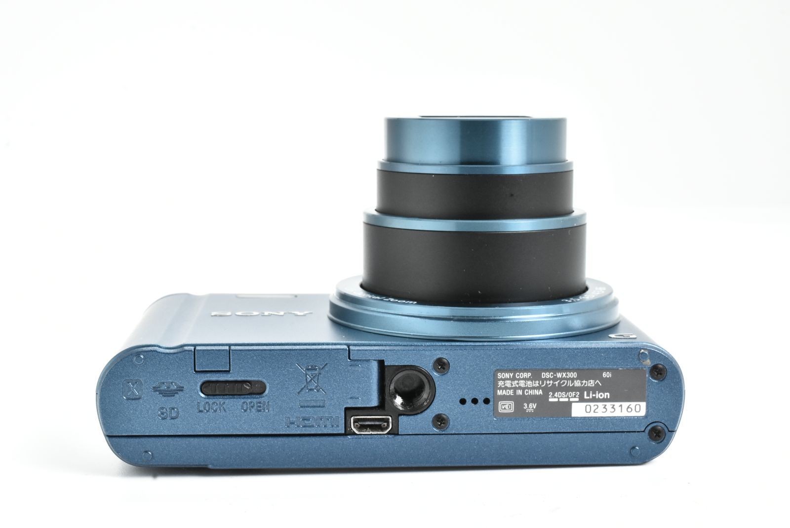 美品 / 英語版】SONY Cyber-shot DSC-WX300 blue Digital Camera