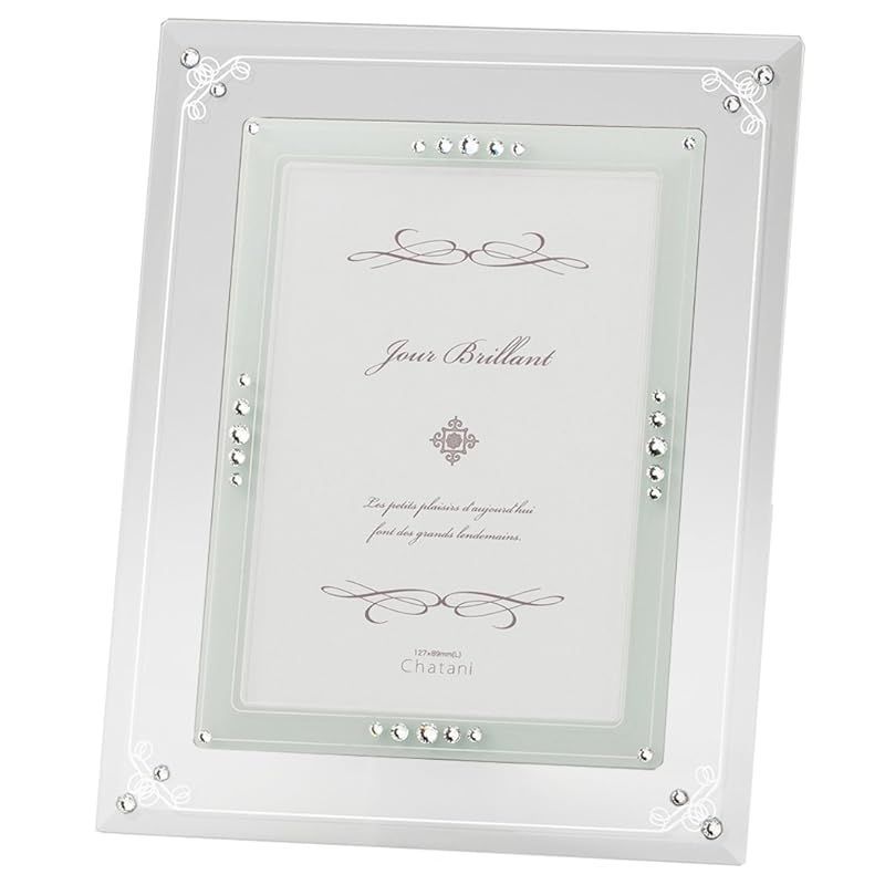 【特価商品】茶谷産業 Jour Brillant ガラスフォトフレーム 253-859 0