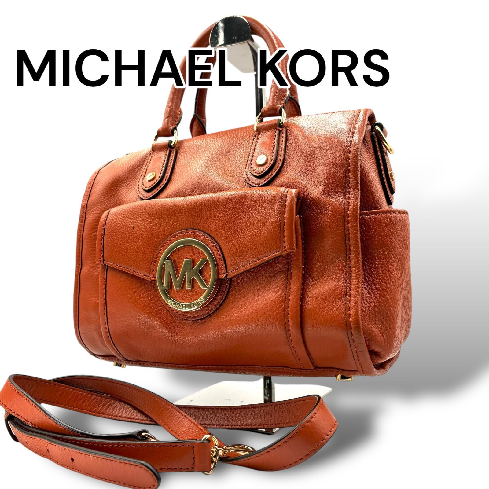 美品】MICHAEL KORS マイケルコース ハンドバッグ 2way レザー 