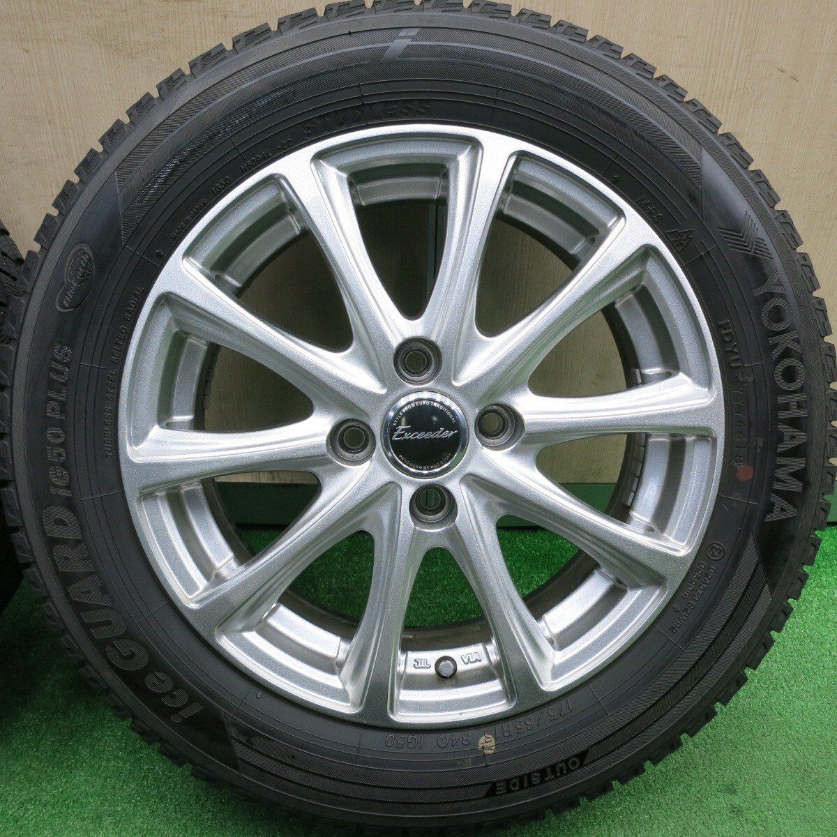 215/60Ｒ17　IG50+ホイールセット ヨコハマ アイスガード バリ山 スタッドレスセット社外ホイール 215