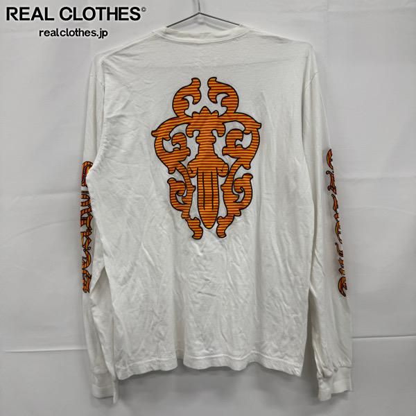CHROME HEARTS クロムハーツ ダガー ロンT メンズ ロゴ Tシャツ 長袖 カットソー 黒 サイズＬ　☆美品☆ クロムハーツ&frasl;Chrome Hearts&frasl;メンズ&frasl;ロンT&frasl;サーマル&frasl;TSHIRT-LS-THERMAL