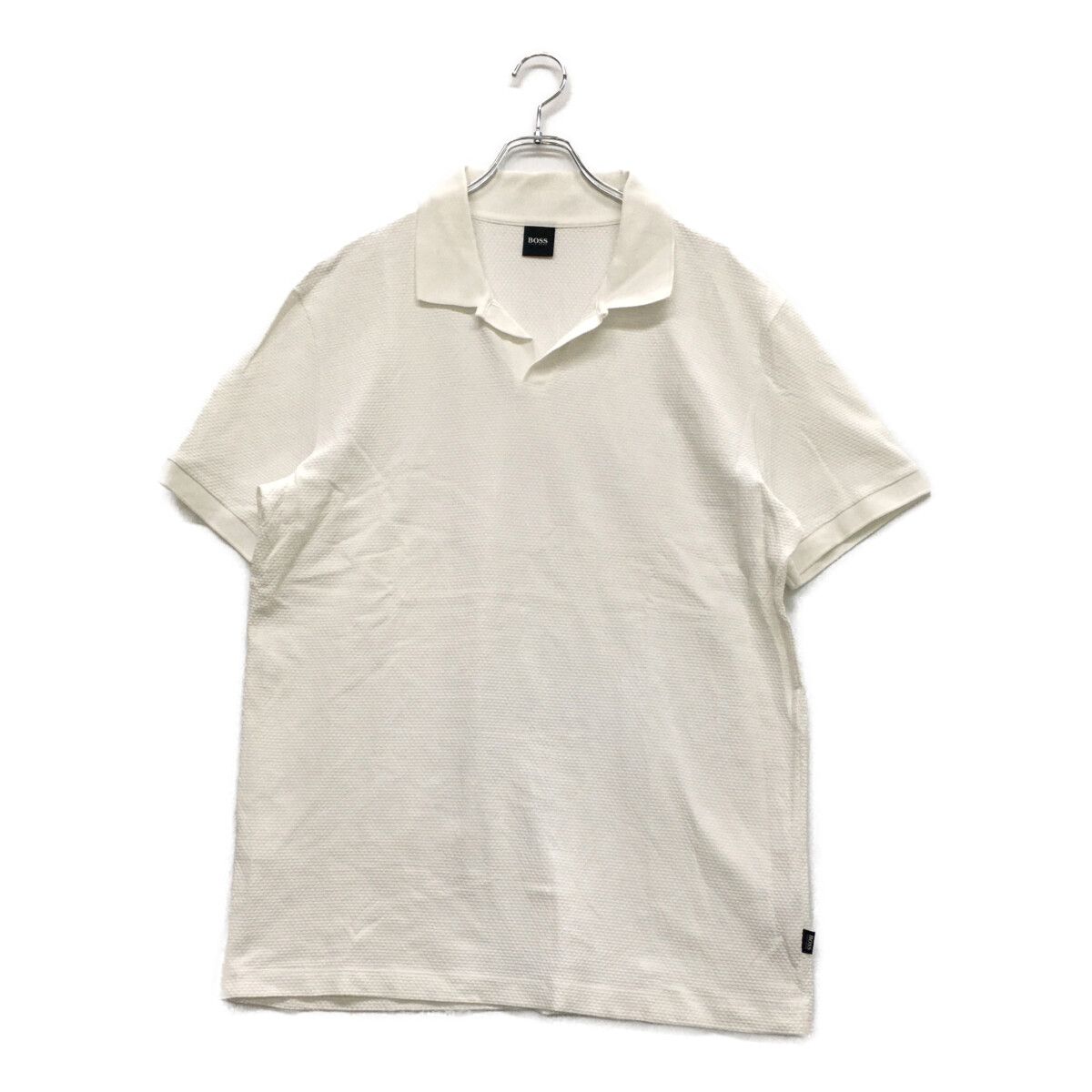 HUGO BOSS - coco 中古 ヒューゴボス HUGO BOSS メンズ 半袖シャツ XXL 白 ホワイト 開襟 シンプル 中古 メンズ ヒューゴボス HUGO BOSS 半袖シャツ XXL 白