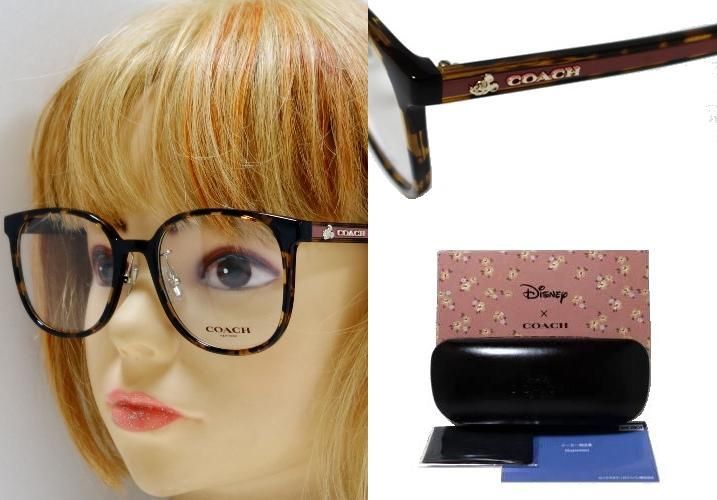 Disney×COACHコラボモデル HC6217 5120 ダークトータス Disney×COACHコラボモデル メガネフレーム HC6217 5120 ダーク