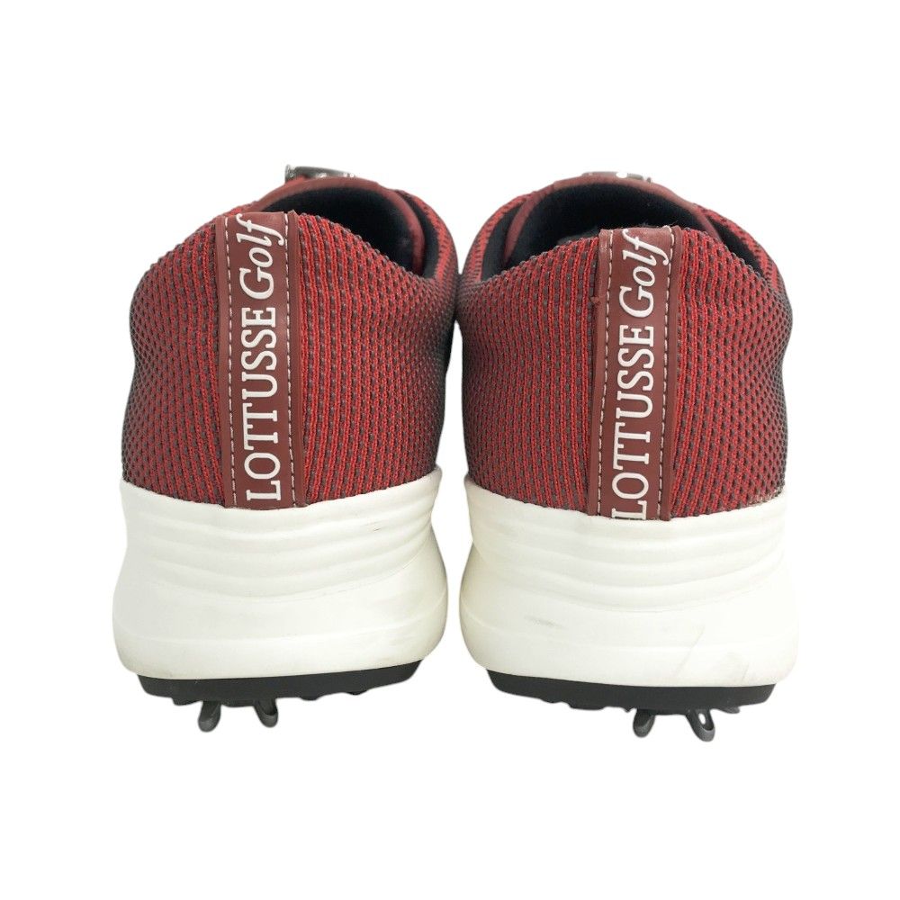 LOTTUSSE GOLF ロトゥセ ゴルフ S0739 ゴルフシューズ レッド系 EU38