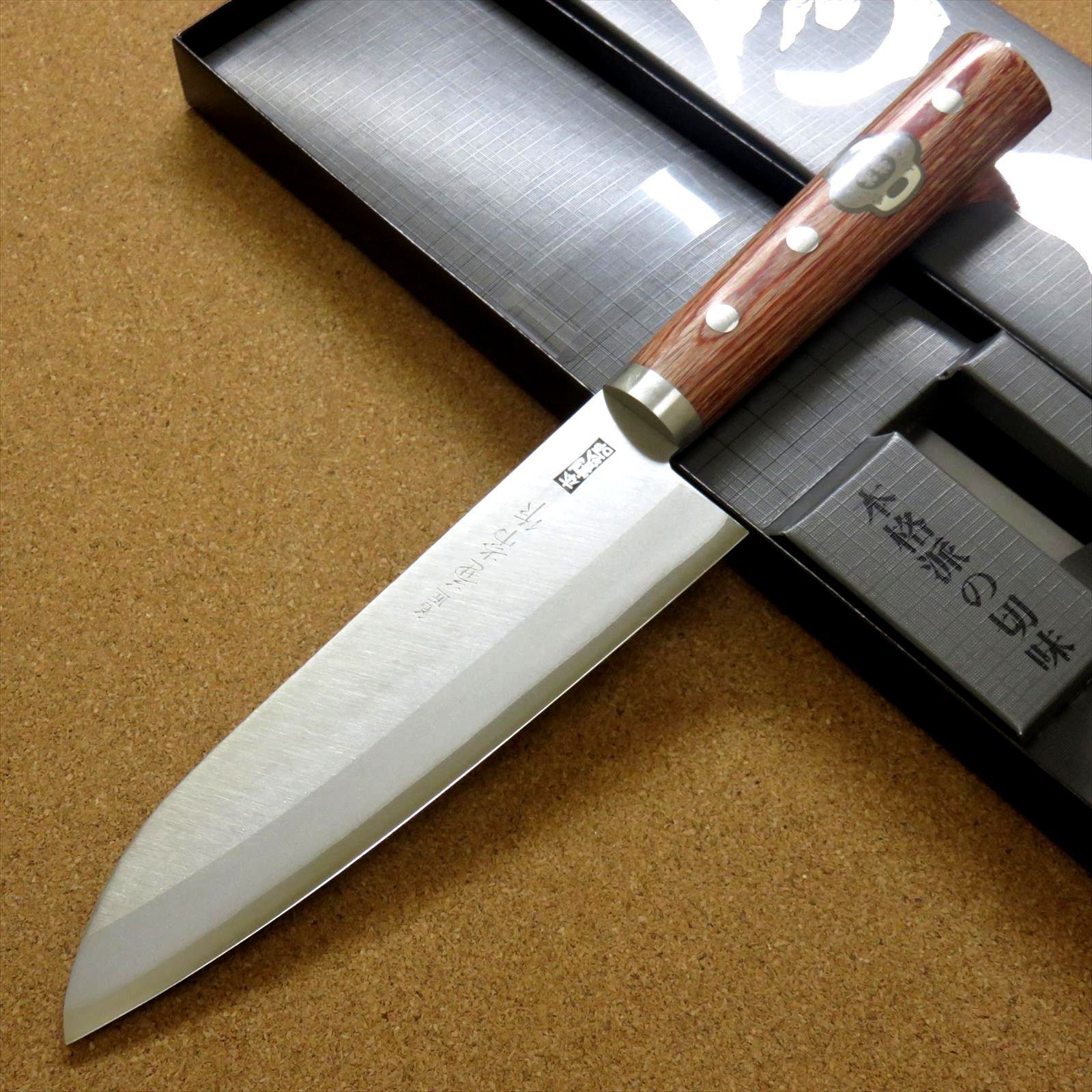 関の刃物 三徳包丁 165mm 兼常 本割込 炭素鋼 白紙2号 両刃 万能 包丁