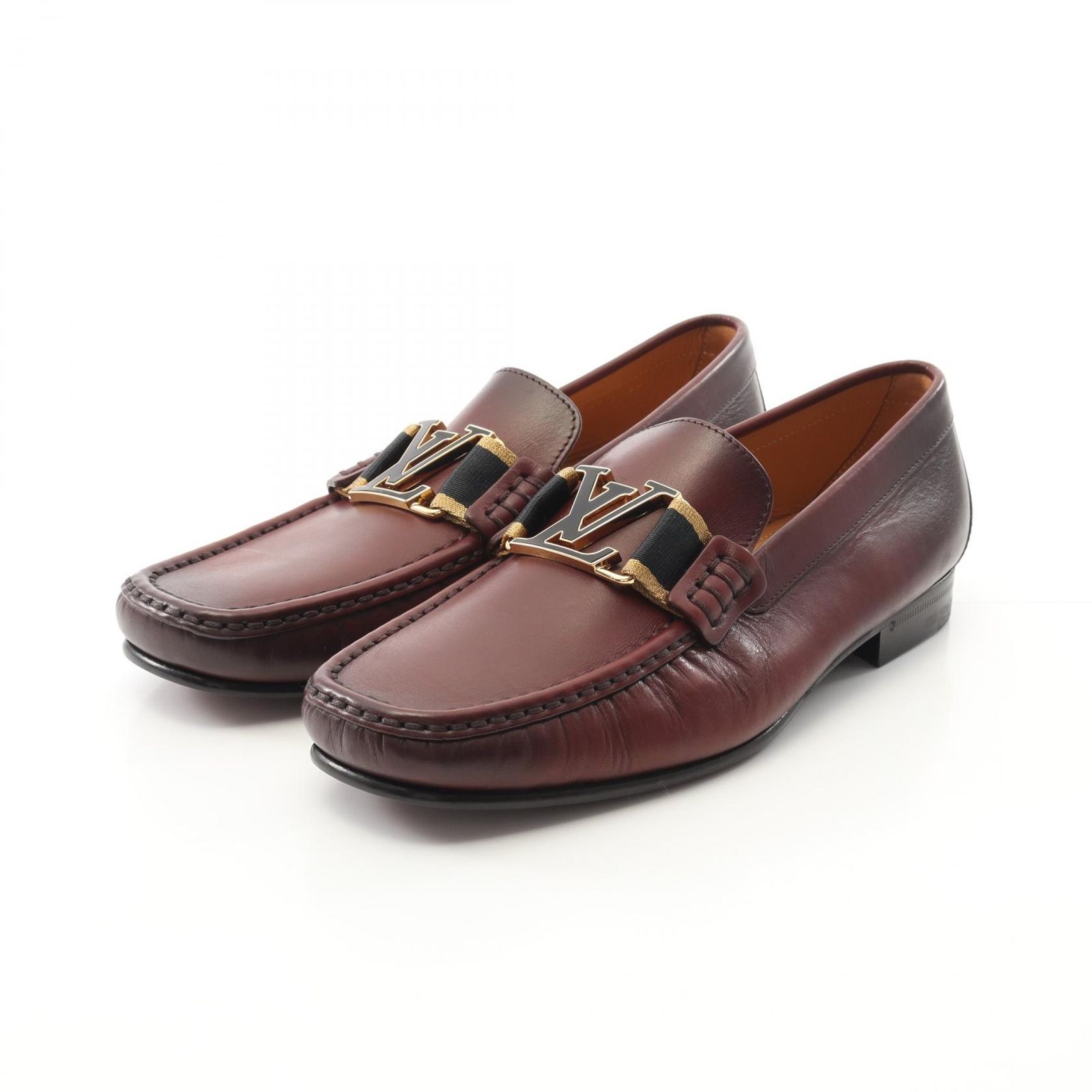 ルイヴィトン　モンテカルロ　ドライビングシューズ　LVロゴ ダミエ柄　27cm LOUIS VUITTON】【ダミエ柄】【LVロゴ】【イタリア製】ルイ