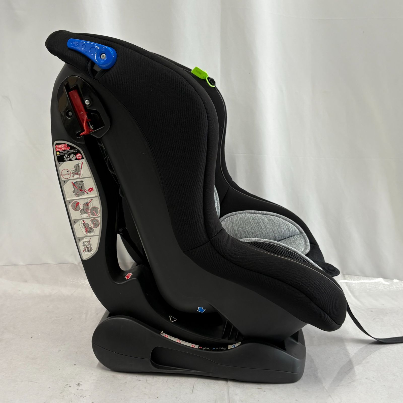チャイルドシート クレイドル オーカBD602 ブラック 新生児対応