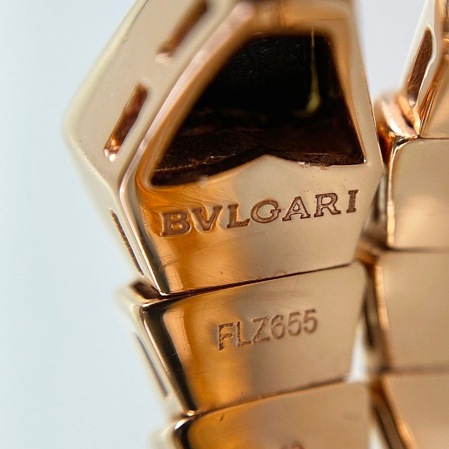 ブルガリ BVLGARI セルペンティ ヴァイパー K18PG オニキス