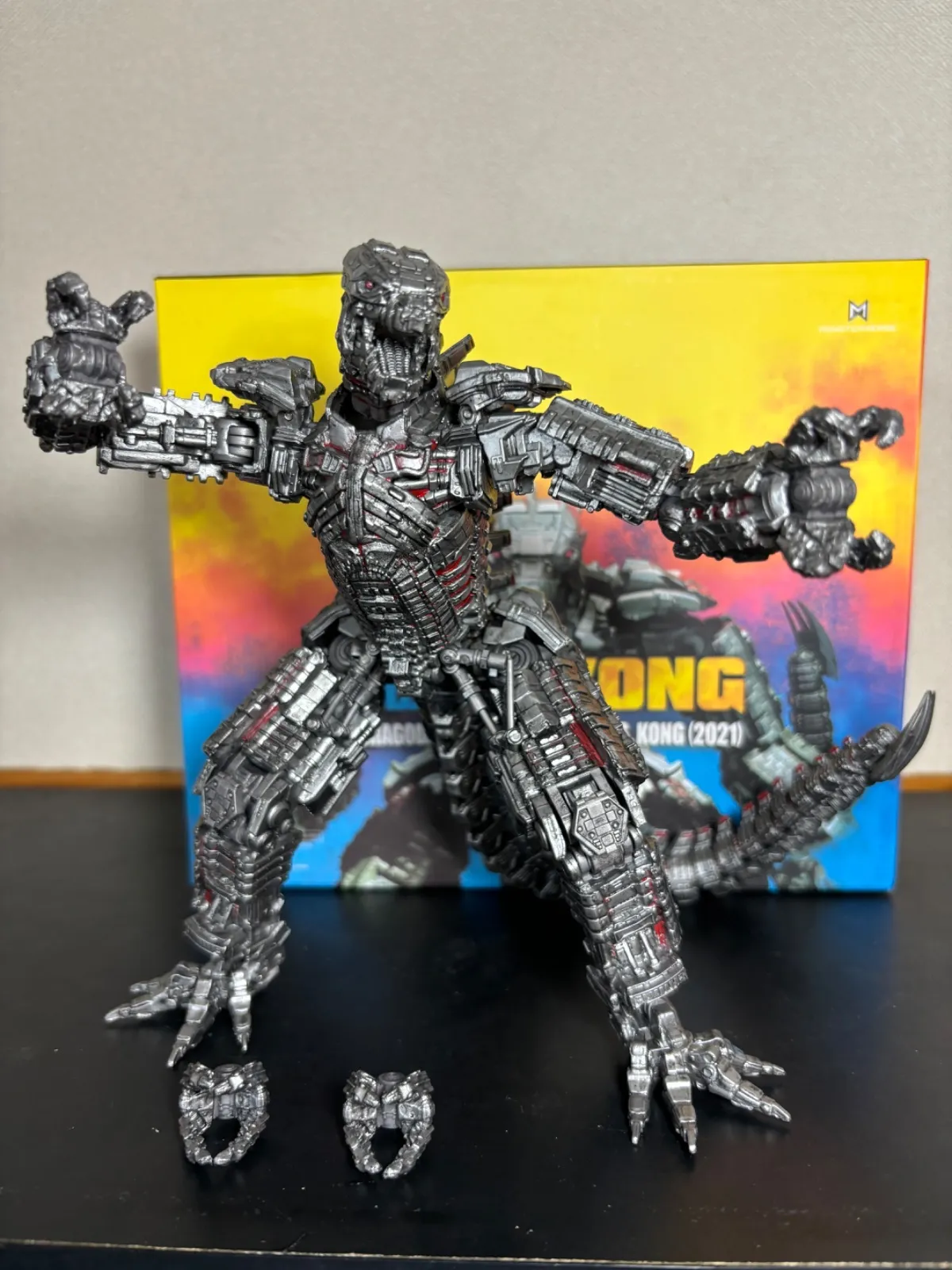 s.hモンスターアーツ コング2021 海外可動フィギュア メカゴジラ