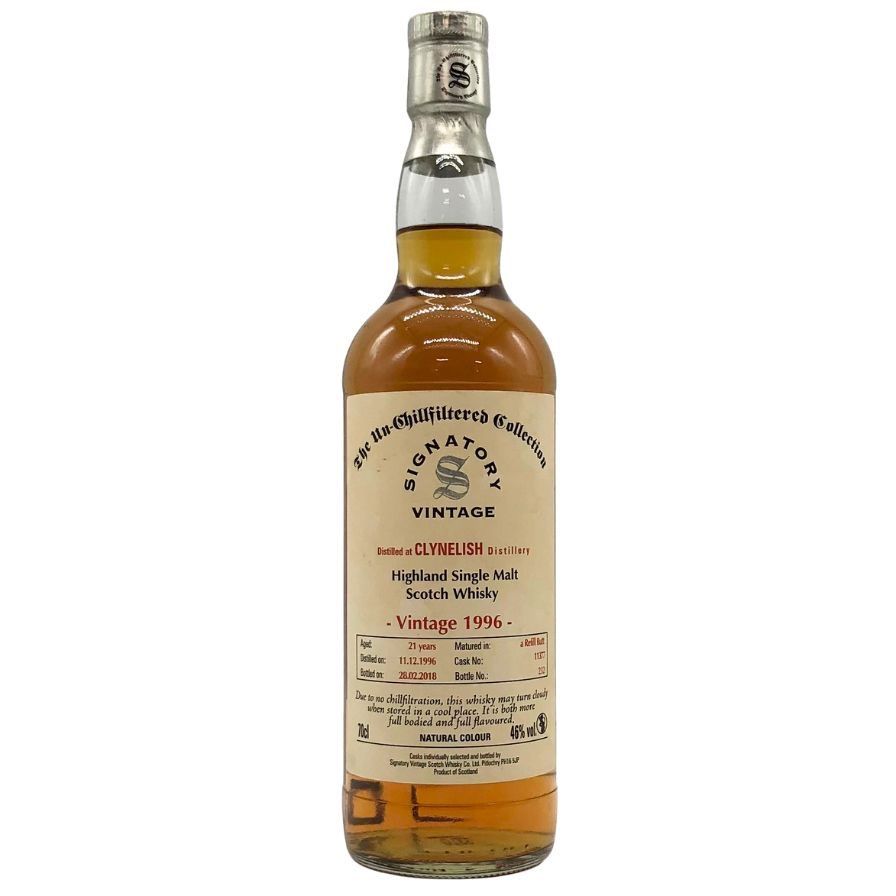 クライヌリッシュ 21年 1996 シグナトリー ビンテージ 700ml【M