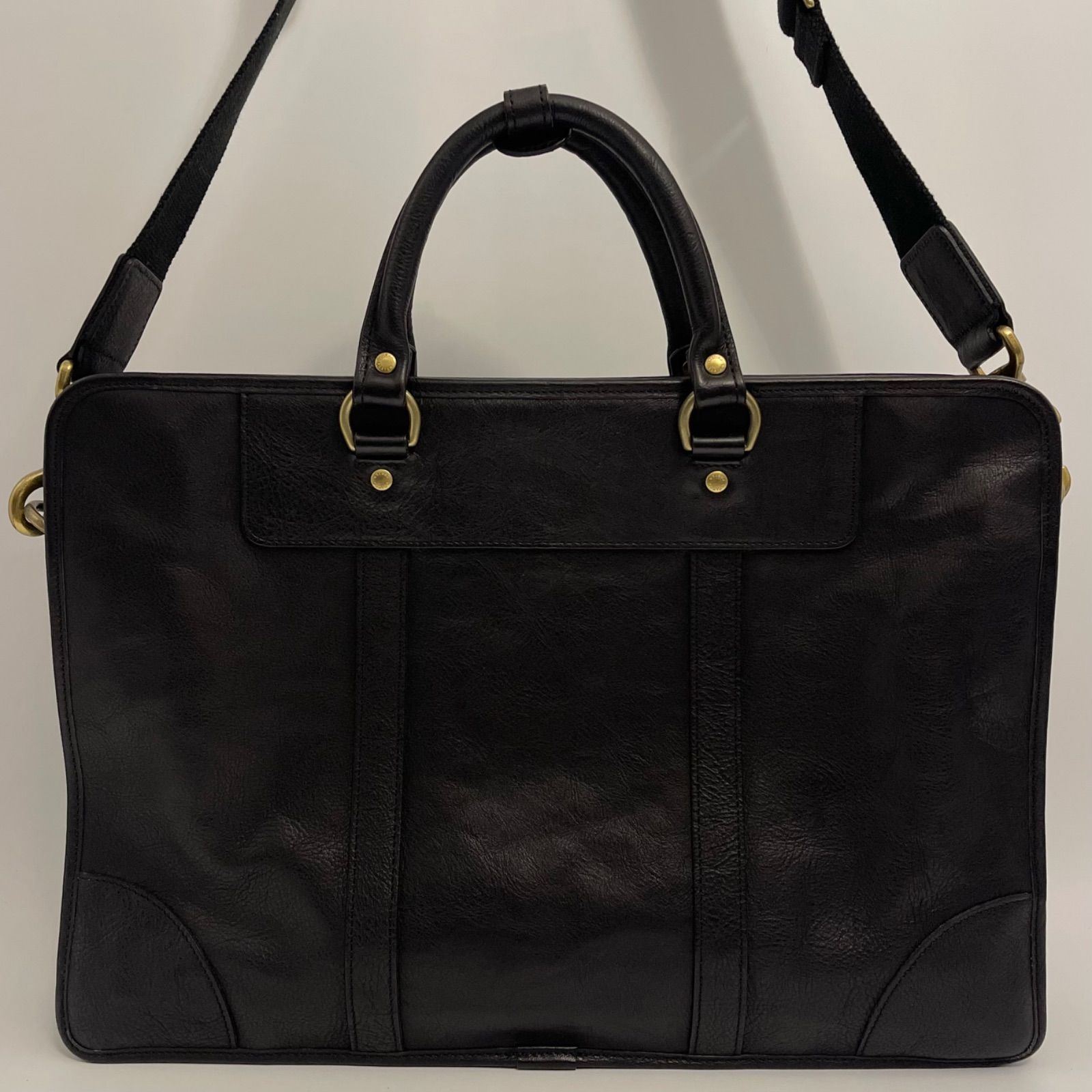 美品✨PORTER HERITAGE ビジネスバッグ レザー A4サイズ 黒 PORTER HERITAGE ポーター ヘリテージ レザービジネスバッグ ブラック