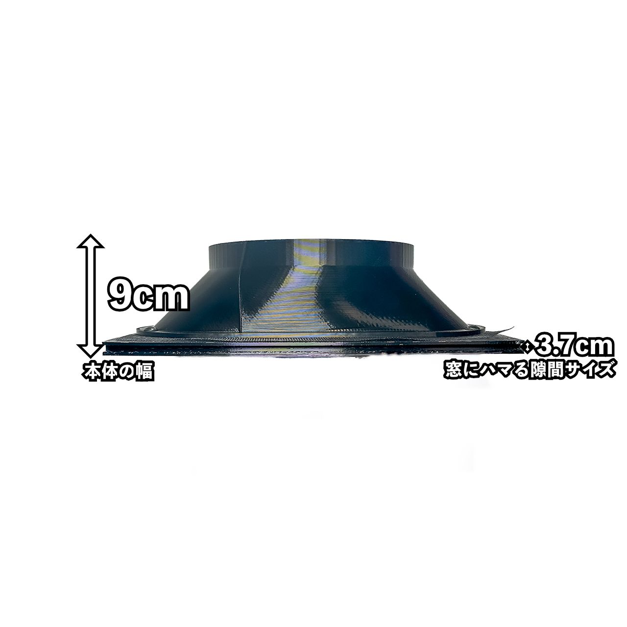 EcoFlow WAVE3 WAVE2 自作排気吸気ダクト ネット付き エコフロー ポータブルエアコン