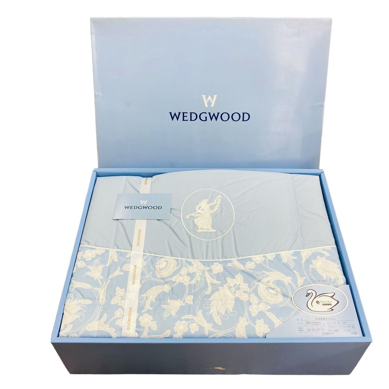 ウェッジウッド 洗える 肌掛けふとん 西川産業 2枚セット