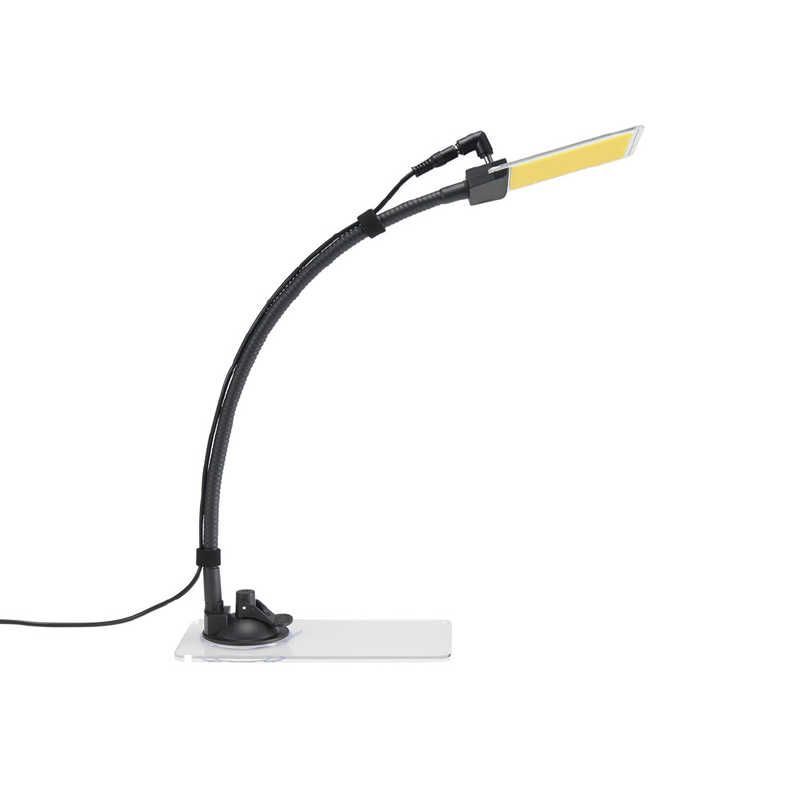 【 新品 未開封 】 ヤザワ どこでもライト 吸盤フレキ400 黒 COBパネル JIS：AA規格 ［LED /昼白色］ DL05 未使用 送料無料