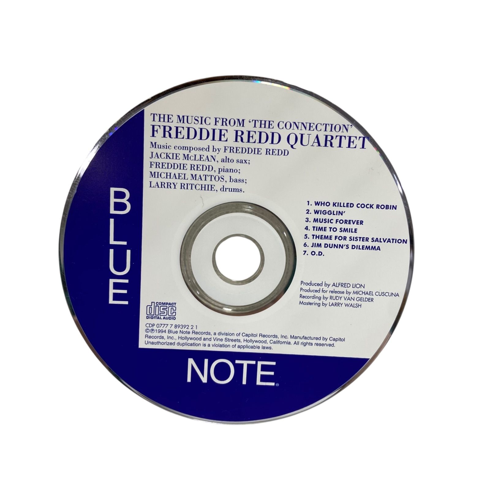 F07103 CD THE MUSIC FROM 'THE CONNECTION' FREDDIE REDD QUARTET