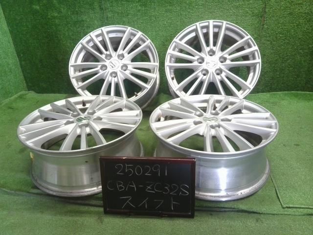 個人宅不可 離島不可 スズキ純正 17インチ アルミホイール 4本 17×6.5J 5穴 PCD114.3 50 ハブ径60mm スイフト ZC32S 自社品番250291