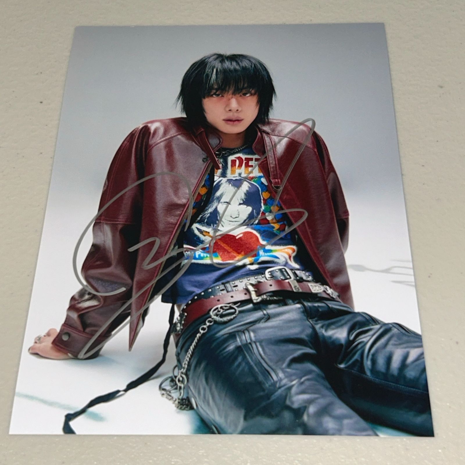 専用＠JIN(BTS) 直筆サイン スチール写真(2Lサイズ) - メルカリ