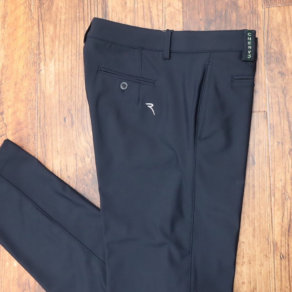 秋冬 CHERVO 46サイズ 美脚ゴルフ パンツ SPARVIERO 撥水 ストレッチ 保温 無地 シンプル 定番 シェルボ 紺 ネイビー md232 LLC-HASEGAWATOSO_COM