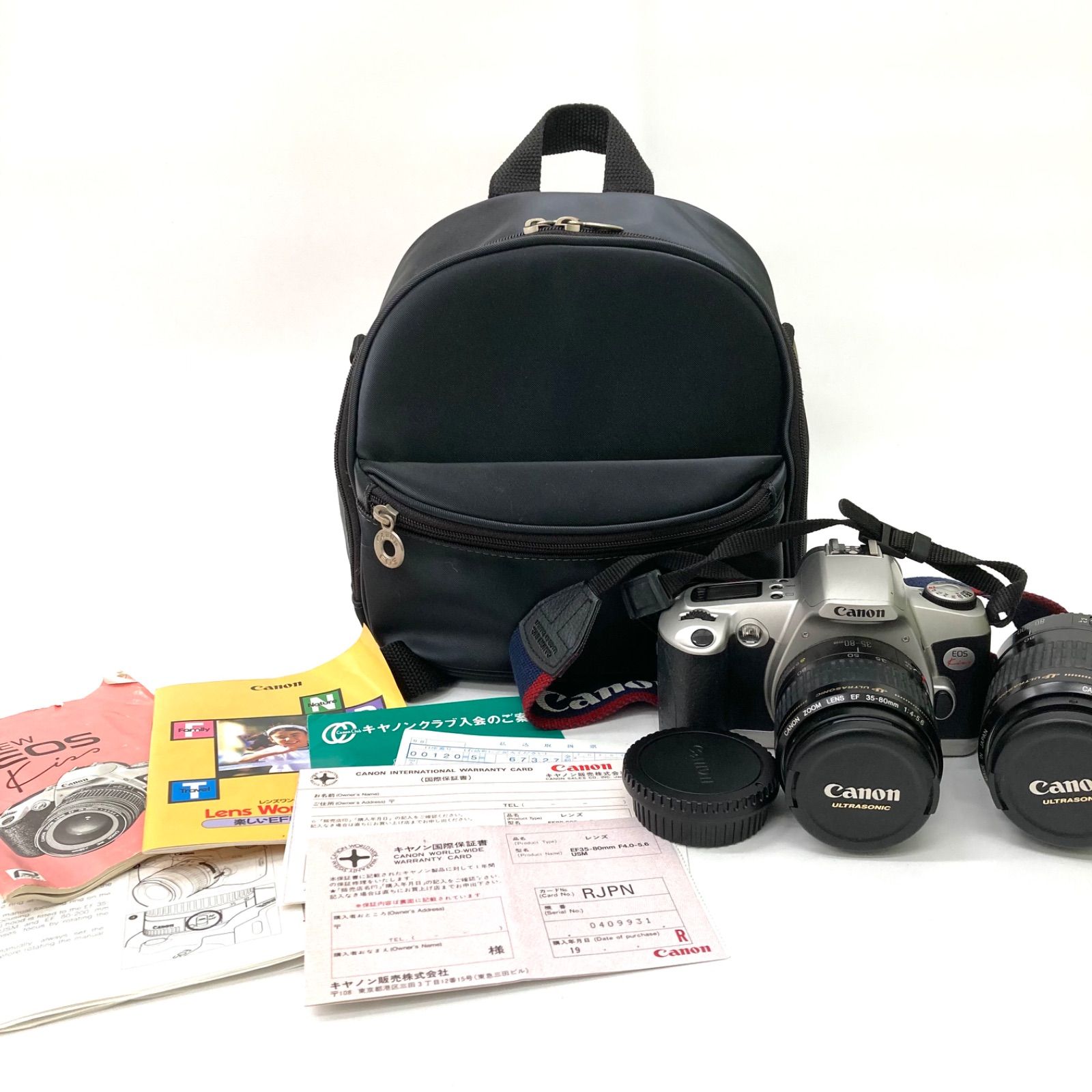 ☆【動作未確認】Canon Kenko カメラセット バッグ付き